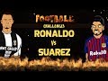 🔥RONALDO vs SUAREZ: Football Challenges!🔥 (Parody)