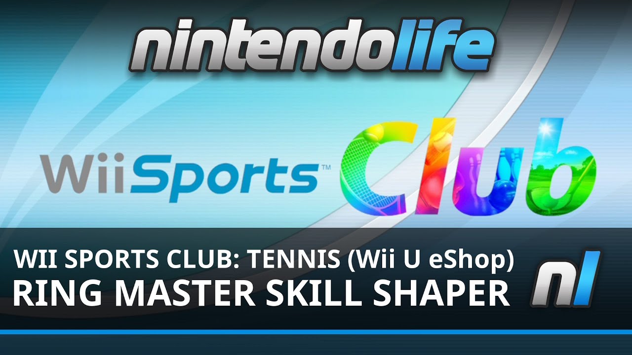 tenniswarehouse Wii Sports Club: Tennis (Wii U eShop) Ring Master Skill Shaper