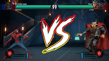 SPIDERMAN VS THOR ULTRON!!! MARVEL VS  CAPCOM  INFINITE