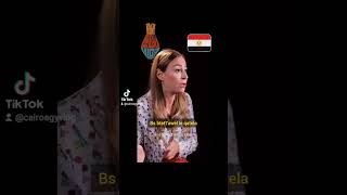 Actress speaking Egyptian Arabic. Franco and Arabic transcript and English translation.@cairoegyvlog