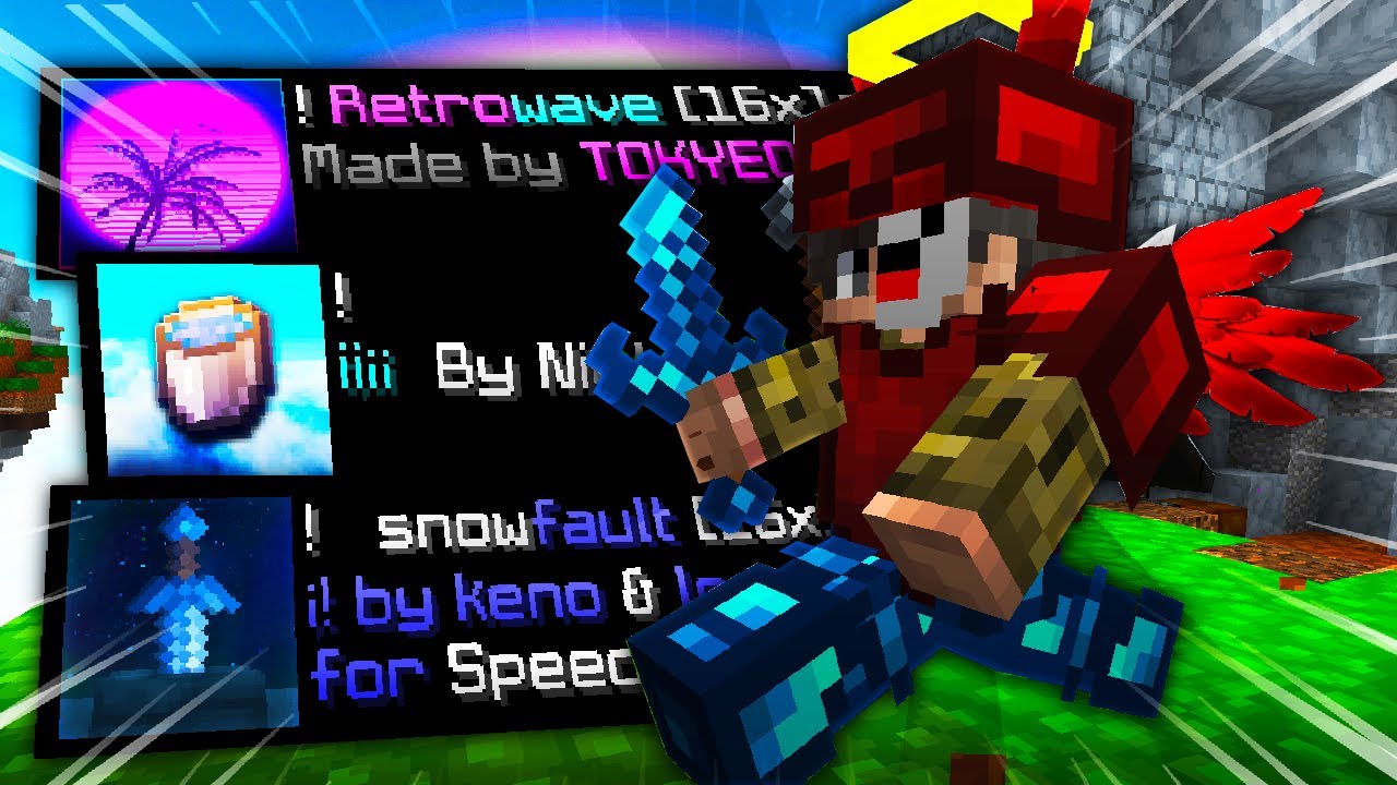 Best Textures Pack for bedwars #pvp #texturepack #hypixel