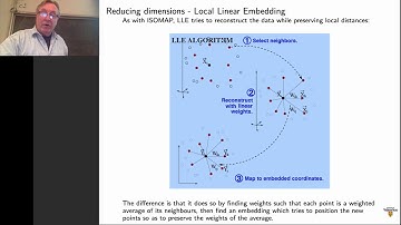 23  Reducing dimensions   Local Linear Embedding