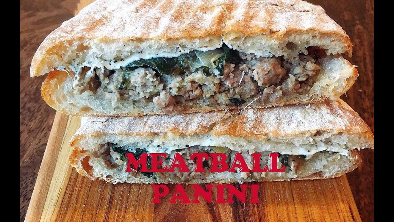 Hot MEATBALL Panini on Let's Get Greedy! 102 YouTube
