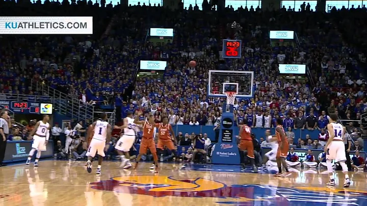 Perry Ellis Dunks Over Texas // Kansas Men's Basketball // 2.28.15