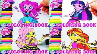 My Little Pony Equestria Girls Coloring Book Compilation Episode Surprise Egg and Toy Collector SETC