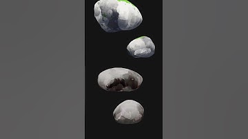 Rocks fall [Procedural rock material in blender] #blender3d #3danimation #blender