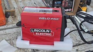 MY WELDER BROKE!! TRYING OUT A LINCOLN FC90 WELDER!!