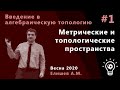 Алгебраическая топология 1. Метрические и топологические пространства