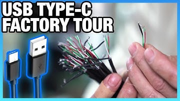 Why USB3 Type-C Isn’t on More Cases | How Cables Are Made Factory Tour