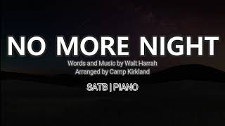 No More Night | SATB | Piano