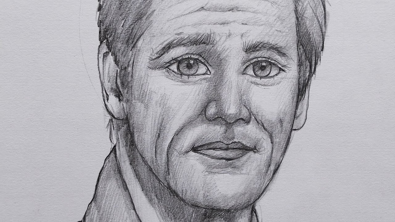 Как нарисовать мужское лицо по методу Лумиса