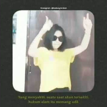Story WA 'Yang Menyakiti Suatu Saat Akan Tersakiti'
