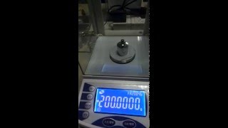 How to Calibrate the Analytical Balance (Capacity 200g x 0.0001g Readability)