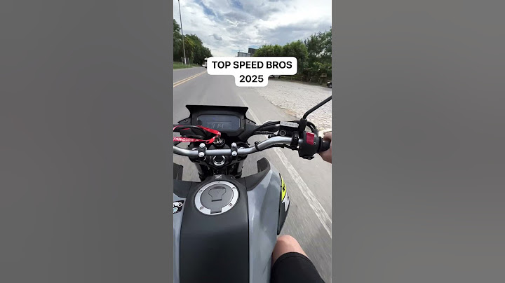 Top speed Honda bros 2025 #shorts #honda #bros2025