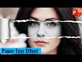 Photo Tear Effect Animation Slide in PowerPoint