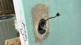 How to remove a Schlage Keypad Deadbolt Lock from steel door