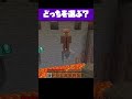 【マイクラ】海外で死ぬほどバズってる二択ゲームをやったら衝撃の展開になった！ #shorts #minecraft #マインクラフト