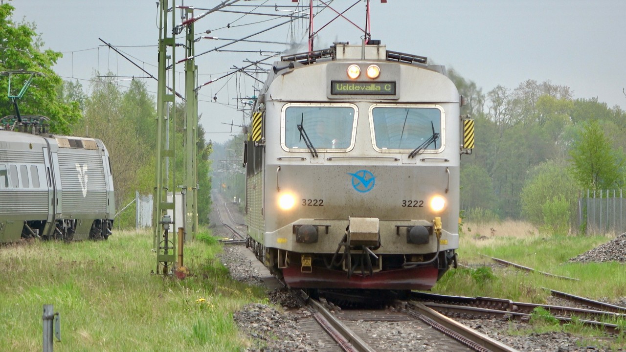 Trains in Vara, Sweden - May 2025