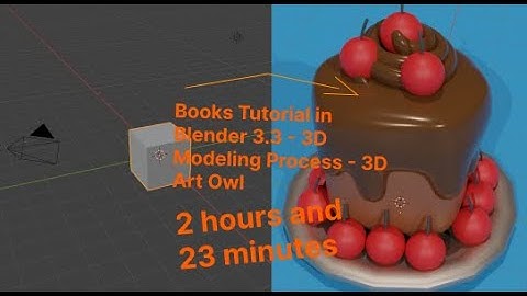 Modeling Chocolate Cake Blender