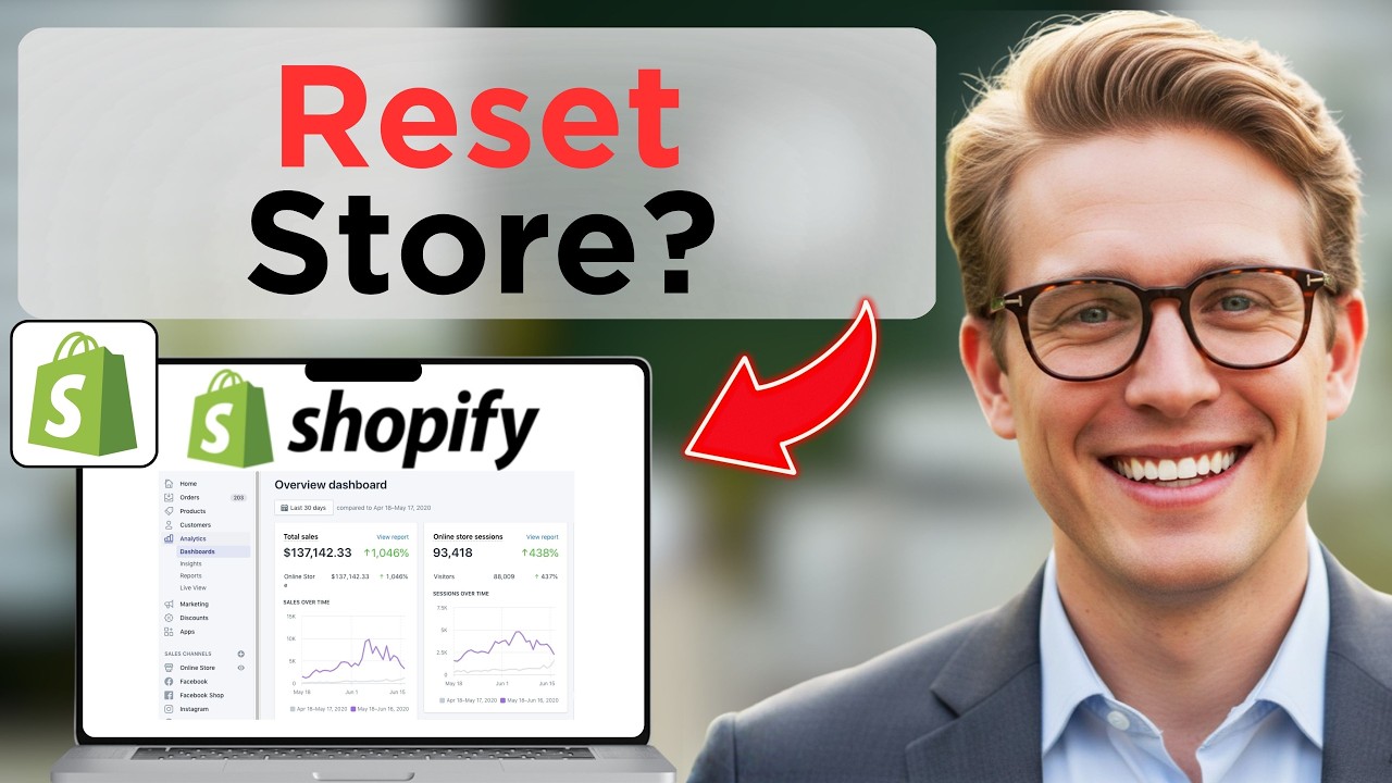 How To Reset Shopify Store To Default (Tested) - YouTube
