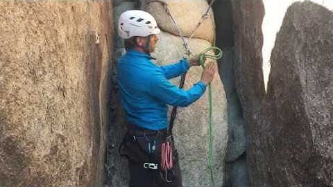 How to Rappel with a Munter Hitch.