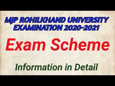 MJP ROHILKHAND University Examination scheme