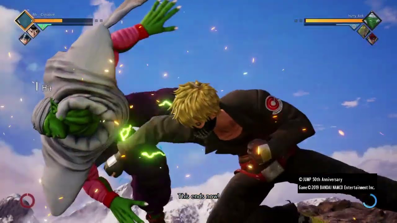 ANONYMOUS VS PICCOLO | CUSTOM CHARACTER | SANJI/TODOROKI Vs YUSUKE/HIEI | JUMP FORCE |MYSTERY SAIYAN