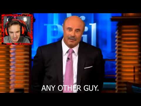 Pewdiepie gets rick-rolled by Dr. Phil