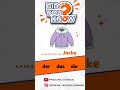 The winter jacket in german #jacket #quiz #winter #germanforbeginners #learngermanfast
