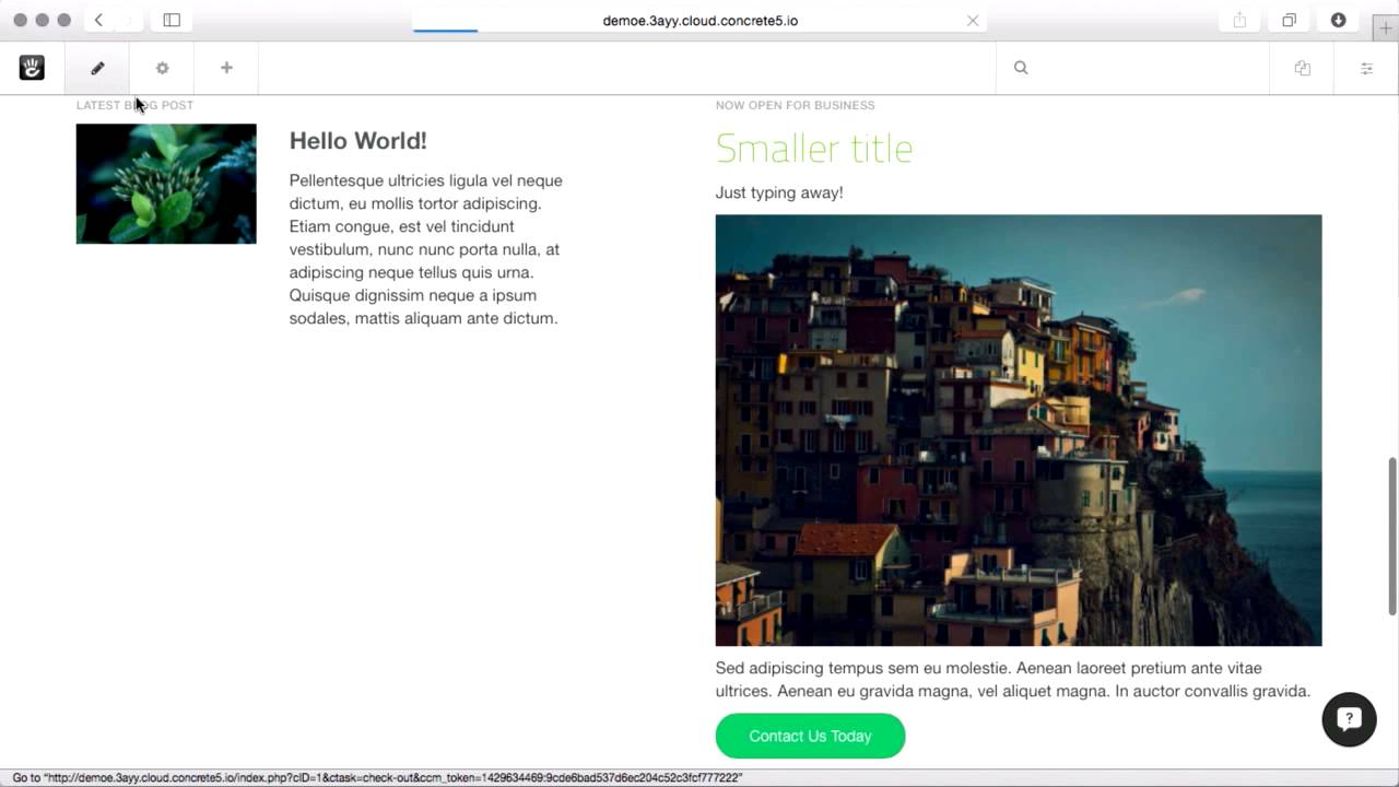Editing Blocks in concrete5.7 YouTube