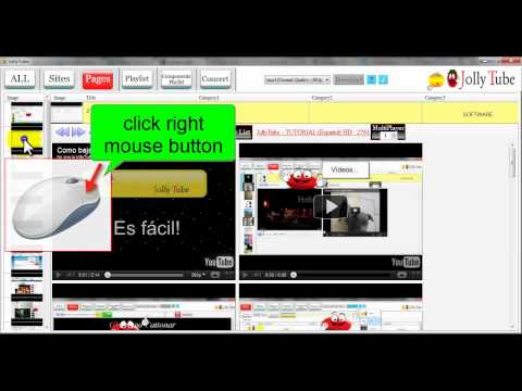 click-the-right-mouse-button-to-display-the-menu-options-for-jollytube!