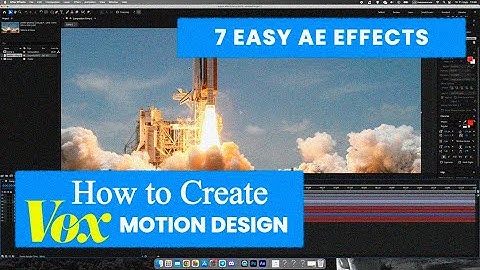 How to Create Vox-Style Motion Graphics — 7 Easy AE Effects