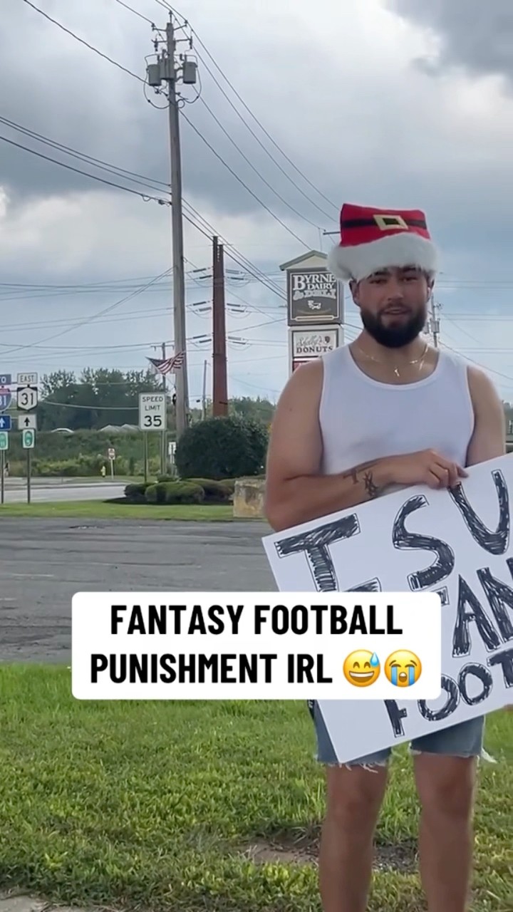The ULTIMATE fantasy football punishment ??