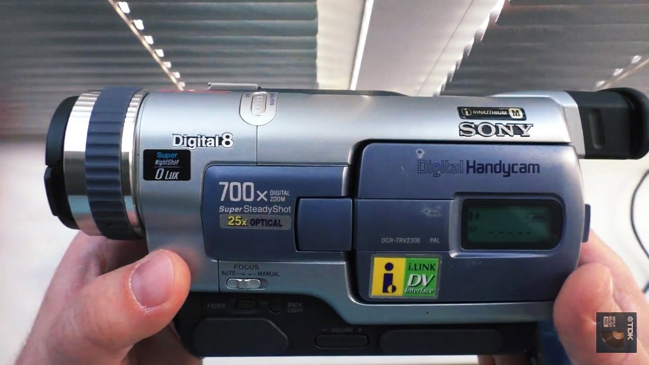 📹📼 Sony Digital Handycam DCR TRV230E (2001) Digital-8