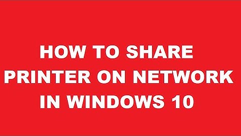 How to share printer on network in windows 10  32 bit and 64 bit | Easy way Share Printer on Network