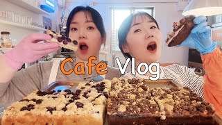 [Cafe Vlog]봄맞이 카페 재 단장 하고, 봄~여름 신메뉴 준비하기ㅣ비건디저트카페ㅣ카페브이로그