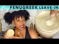 How to Make your Own LEAVE IN Conditioner | Fenugreek and Horsetail for Hair Growth