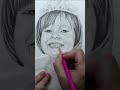 Drawing a portrait with graphite pencils SHORTS
