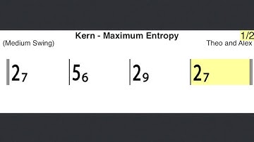 Kern - Maximum Entropy Progression