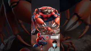 Superheroes cursed by a crab part 1 💥Avengers vs DC - All Marvel Characters#avengers #shorts #dc