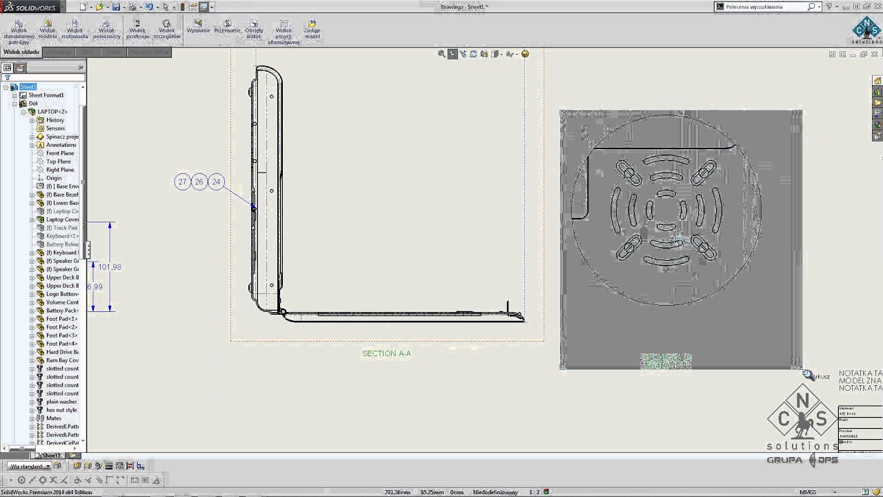 Solidworks 2014 Rysunki
