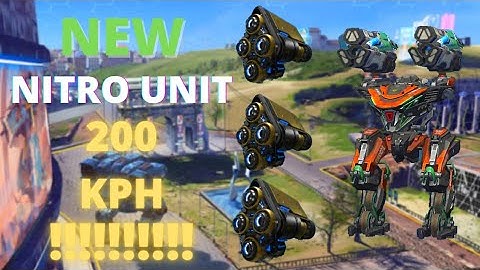 Orochi Overview With New Nitro Unit- War Robots Test Server Gameplay WR