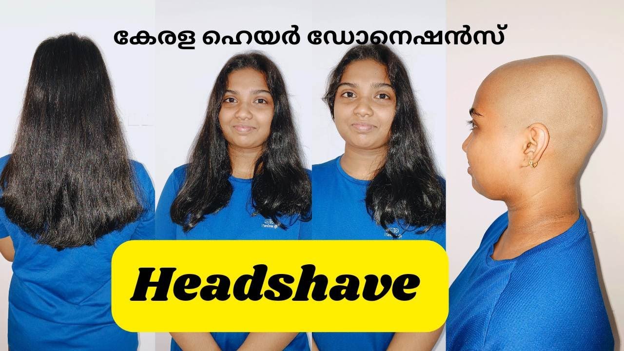 Shorthair to Headshave  for Donation I Kerala Hair Donations I Wig Bank I  Miracle Charitable Trust