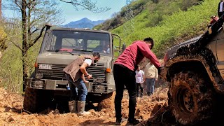 Nissan Patrol🔥Mercedes Unimog 🐎Jeep Cherokee🔥Toyota Landcruiser 🔥 Extreme Mud off road