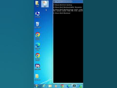 How to Create File and Folder Using CMD - YouTube