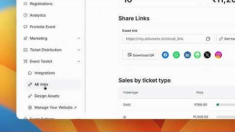How to Use AE Links | Track Event Links on AllEvents
