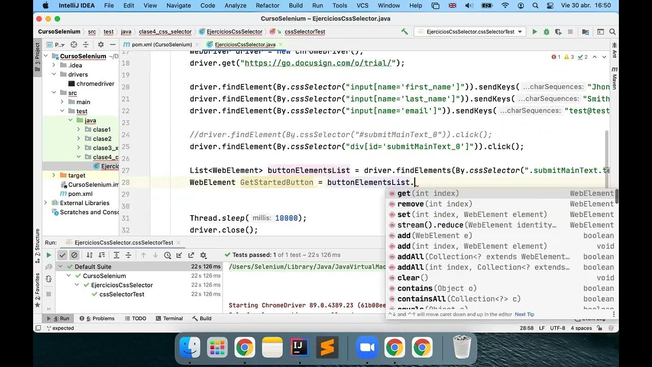 Selenium CSS Selector por Class Name - YouTube