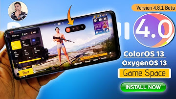 Realme UI 4.0 Game Space 4.8.1 Install Now | ColorOS 13 New Game Space | Realme UI 4.0 Latest Games