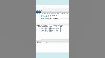 Rename a Column in SQL! ✨