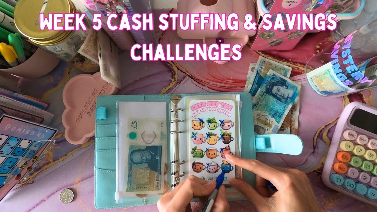 WEEK 5 BUDGET CHECK-IN, CASH STUFFING & SAVINGS CHALLENGES